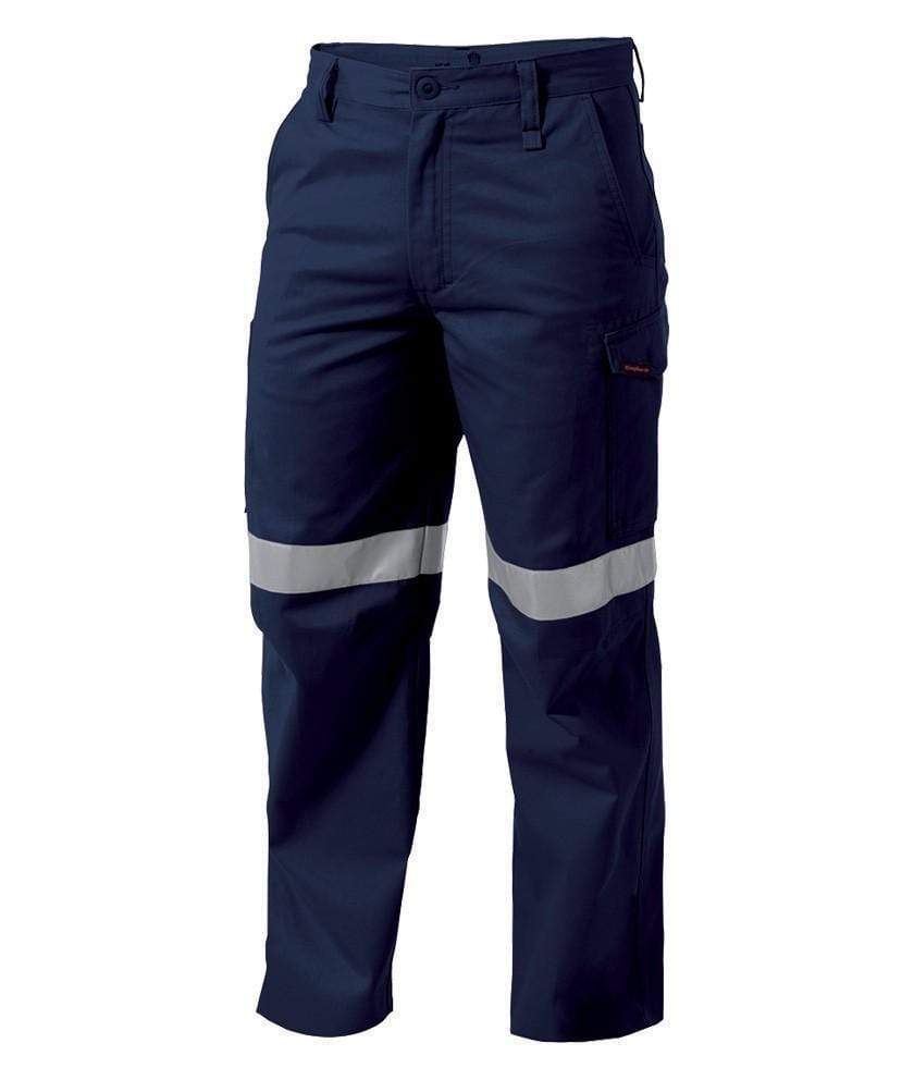 KingGee Work Wear Navy / 77R KingGee Workcool 1 Reflective Pants K53800